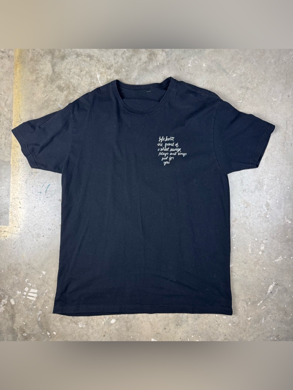 Lyle Lovett T-Shirt XL Ugly From The Front Alternative Country Americana Blues